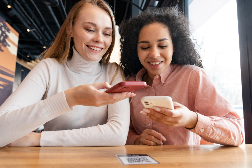 Happy family with financial security